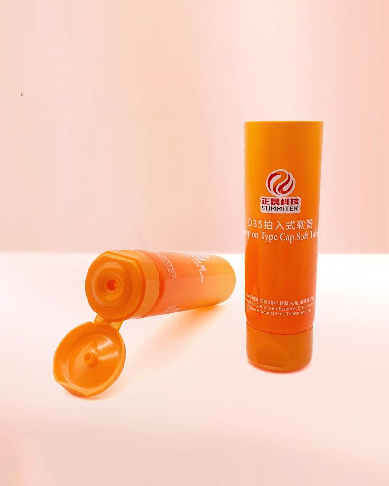 روی Type Cap Soft Tube ضربه بزنید