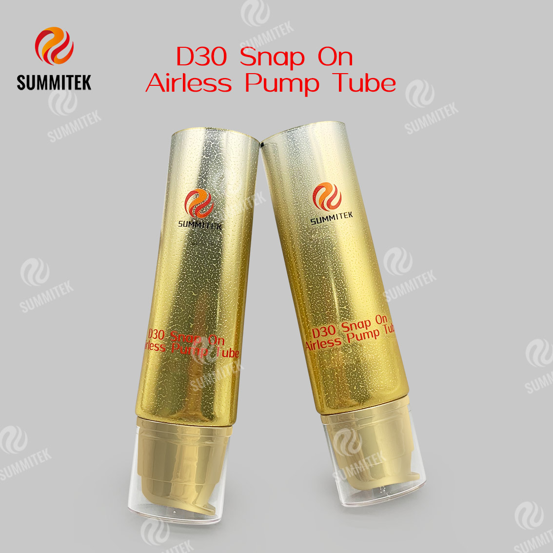لوله پمپ D30 Snap On Airless | بسته بندی لوازم آرایشی پمپ خلاء