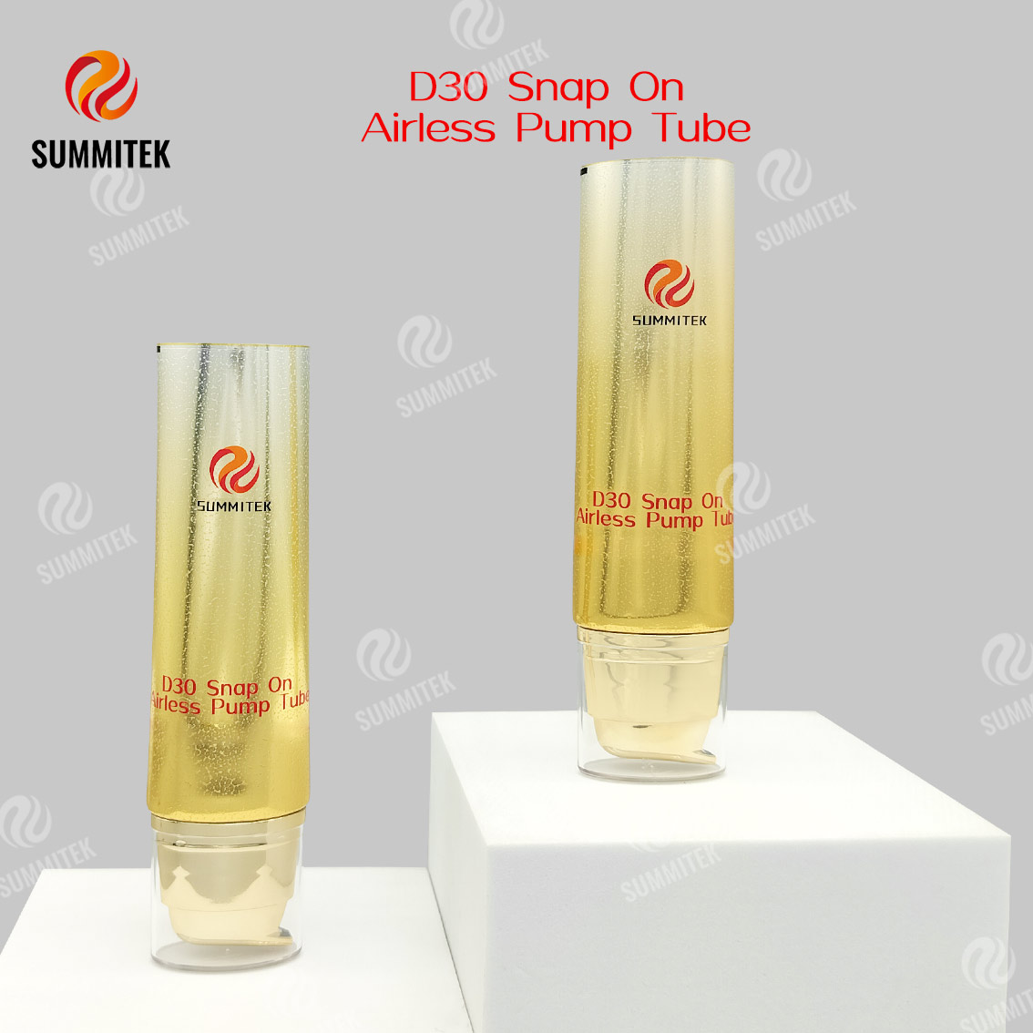 لوله پمپ D30 Snap On Airless | بسته بندی لوازم آرایشی پمپ خلاء