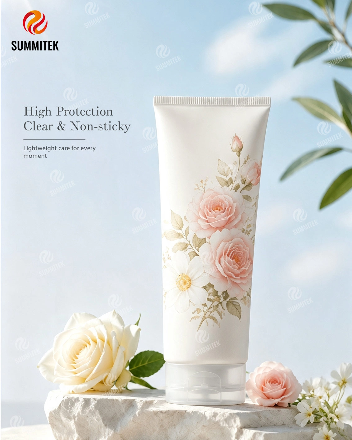 تولید کننده لوله های ضد آفتاب سفارشی با بسته بندی PE و ABL Sun Care