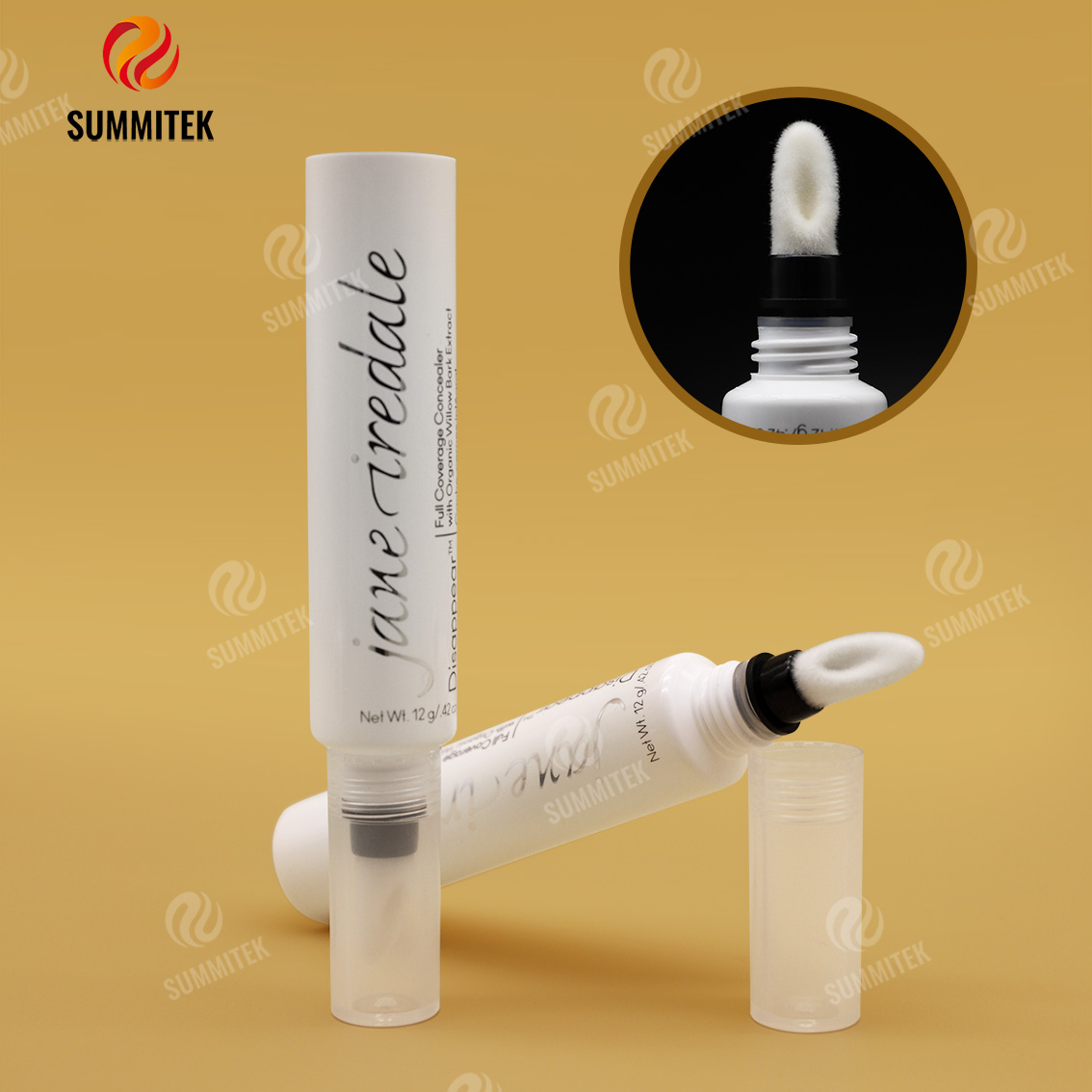 D19 Flocked Tip Tube | بسته بندی کانسیلر اپلیکاتور نرم